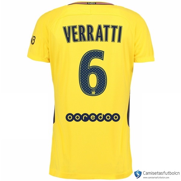 Camiseta Paris Saint Germain Segunda equipo Verratti 2017-18